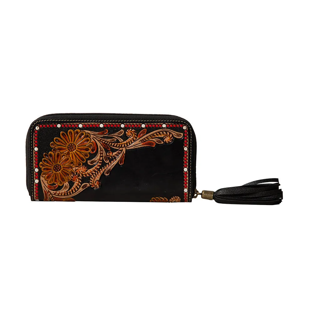 Cavender Trail Hand-Tooled Wallet sold by Myra Bag