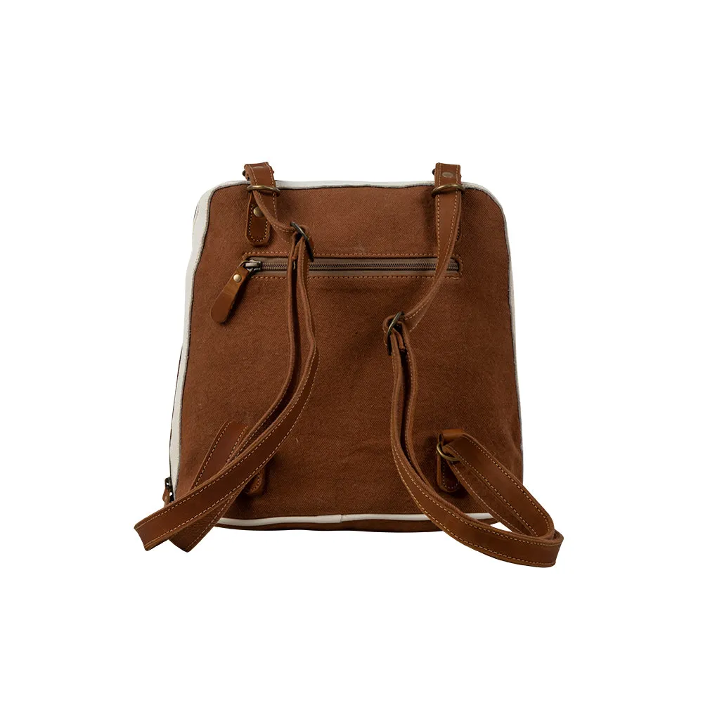 Prairie Grasslands Canvas and Hairon Backpack. sold by Myra Bag product image thumbnail 3