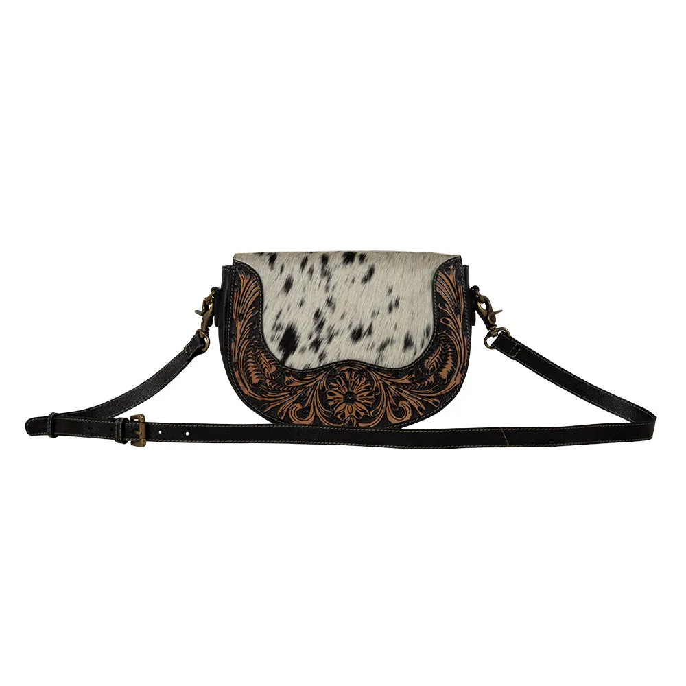 Rio Swoop Bottom Hand-Tooled Bag sold by Myra Bag