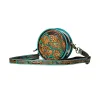 Priceless Love Small Hand-Tooled Round Bag sold by Myra Bag
