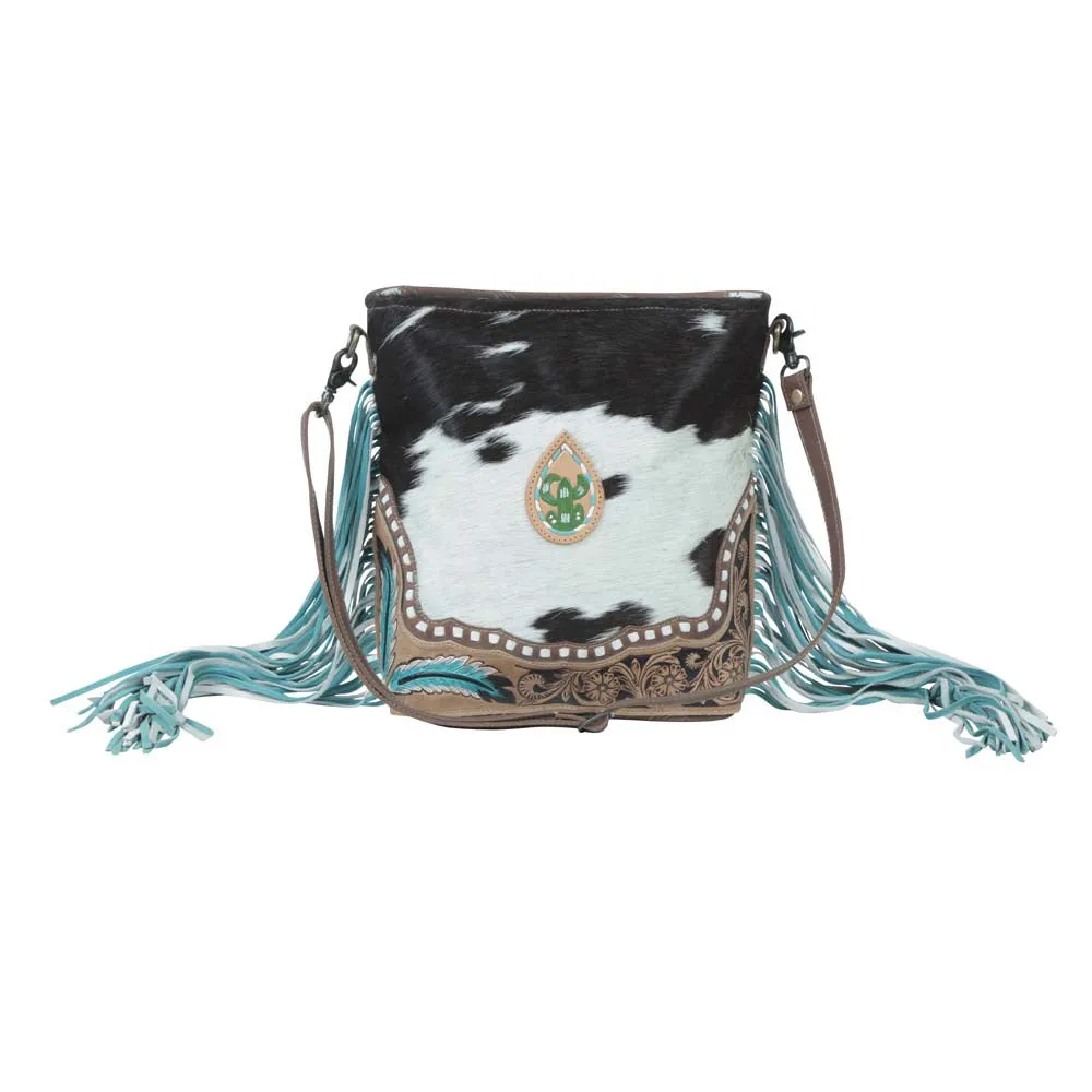 Fictitious Hand-Tooled Bag sold by Myra Bag