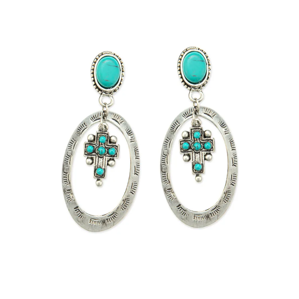 Southern Grace Pendant Earrings sold by Myra Bag