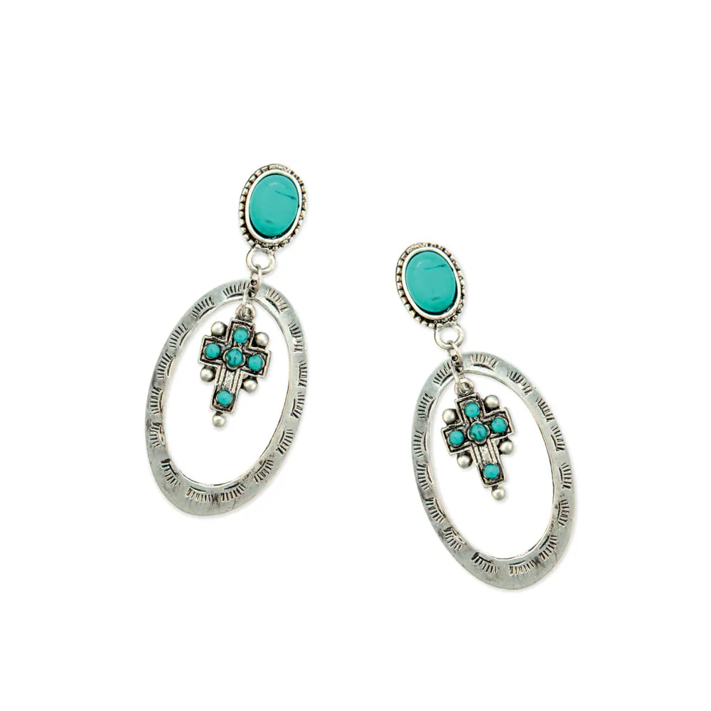 Southern Grace Pendant Earrings sold by Myra Bag product image thumbnail 2