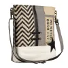 Globetrotter Patch Shoulder Bag sold by Myra Bag