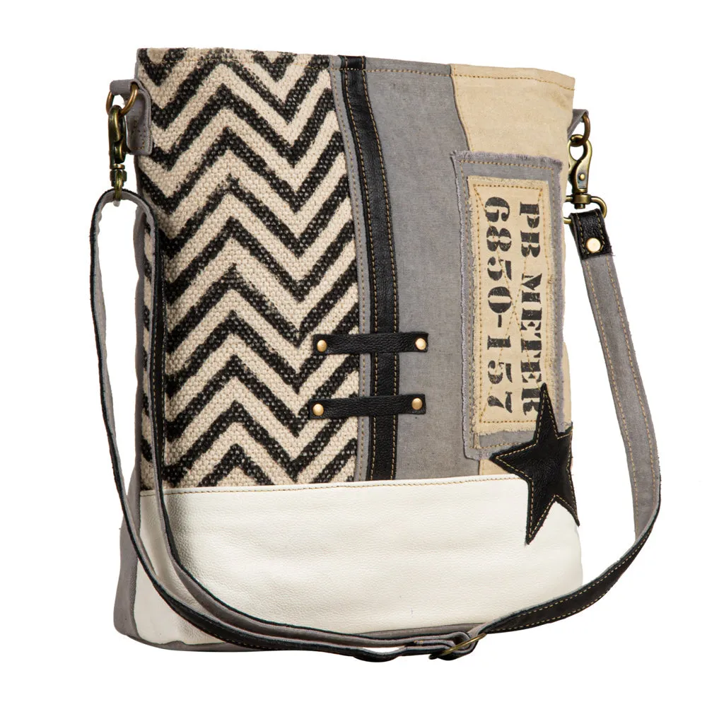 Globetrotter Patch Shoulder Bag sold by Myra Bag product image thumbnail 2