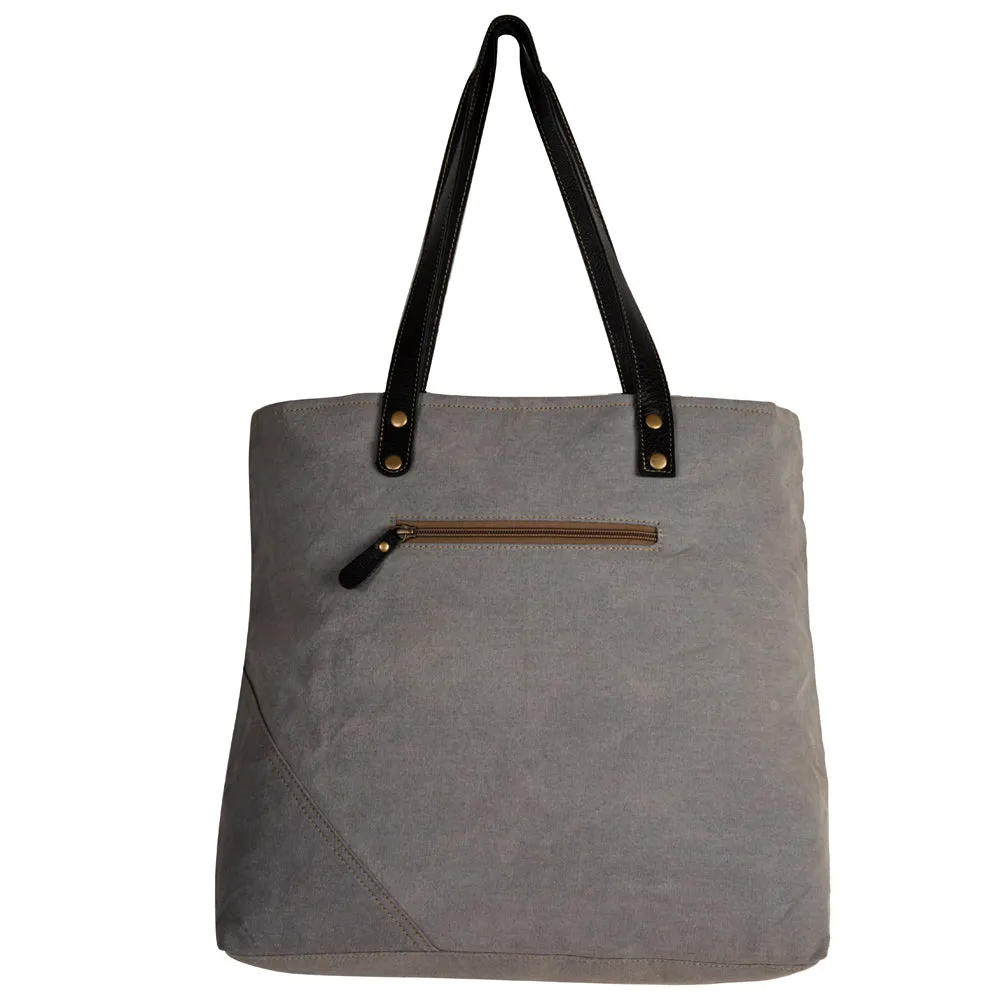 Globetrotter Patch Tote Bag sold by Myra Bag product image thumbnail 5