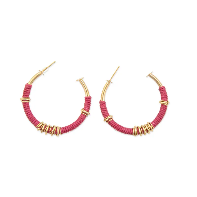 Scarlet Crescent Moon Earrings sold by Myra Bag