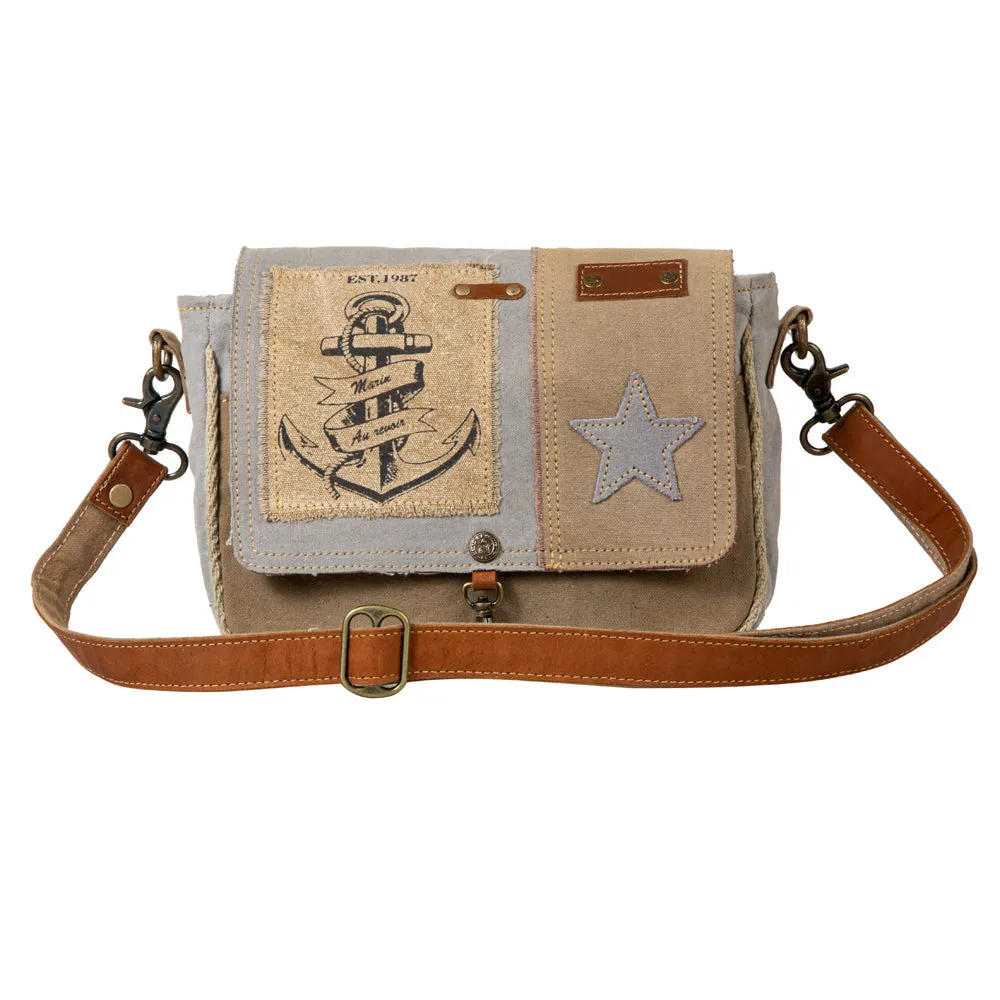 High Seas Satchel Messenger Bag sold by Myra Bag