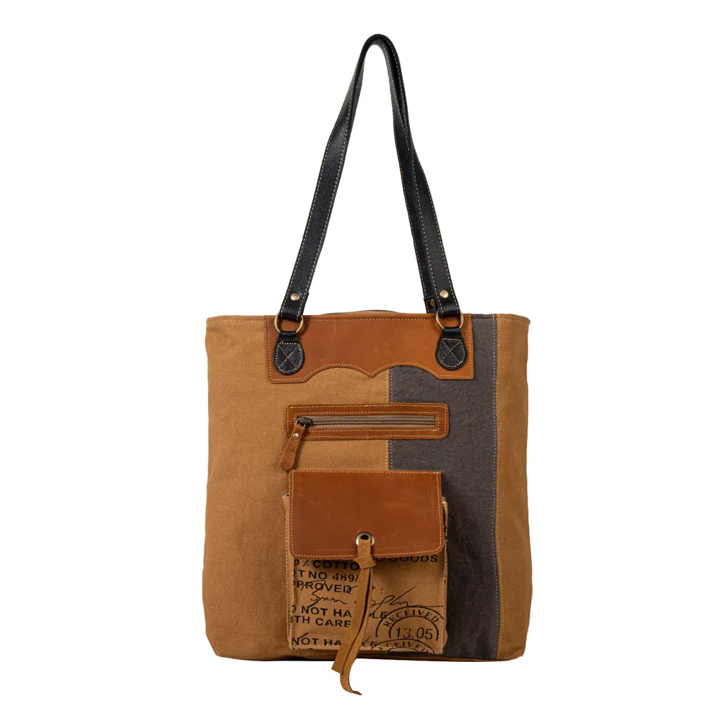 Montrielle Vintage Series Compartment Tote Bag sold by Myra Bag