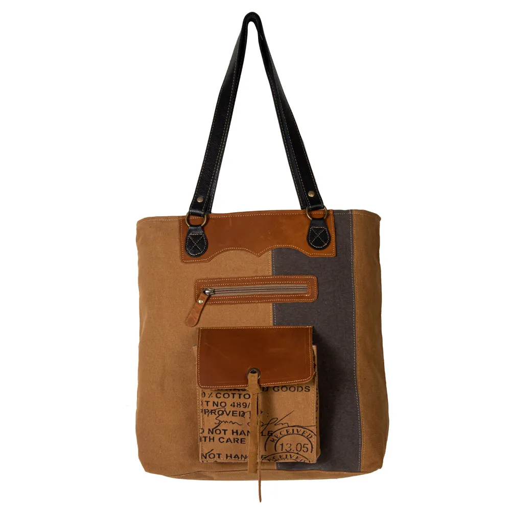 Montrielle Vintage Series Compartment Tote Bag sold by Myra Bag product image thumbnail 5