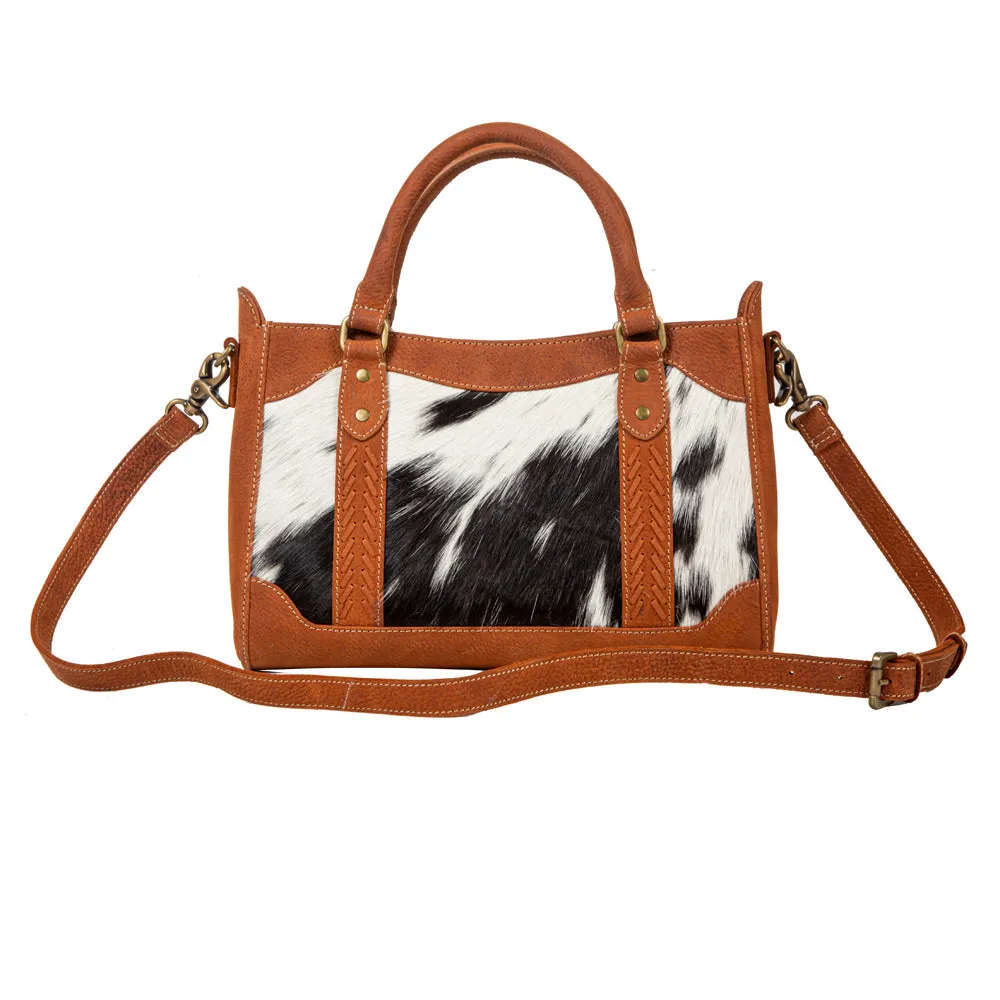 Samson Trails Accent Shoulder Leather Hairon Bag sold by Myra Bag