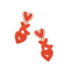 Hugs Kisses Love Beaded Earrings sold by Myra Bag