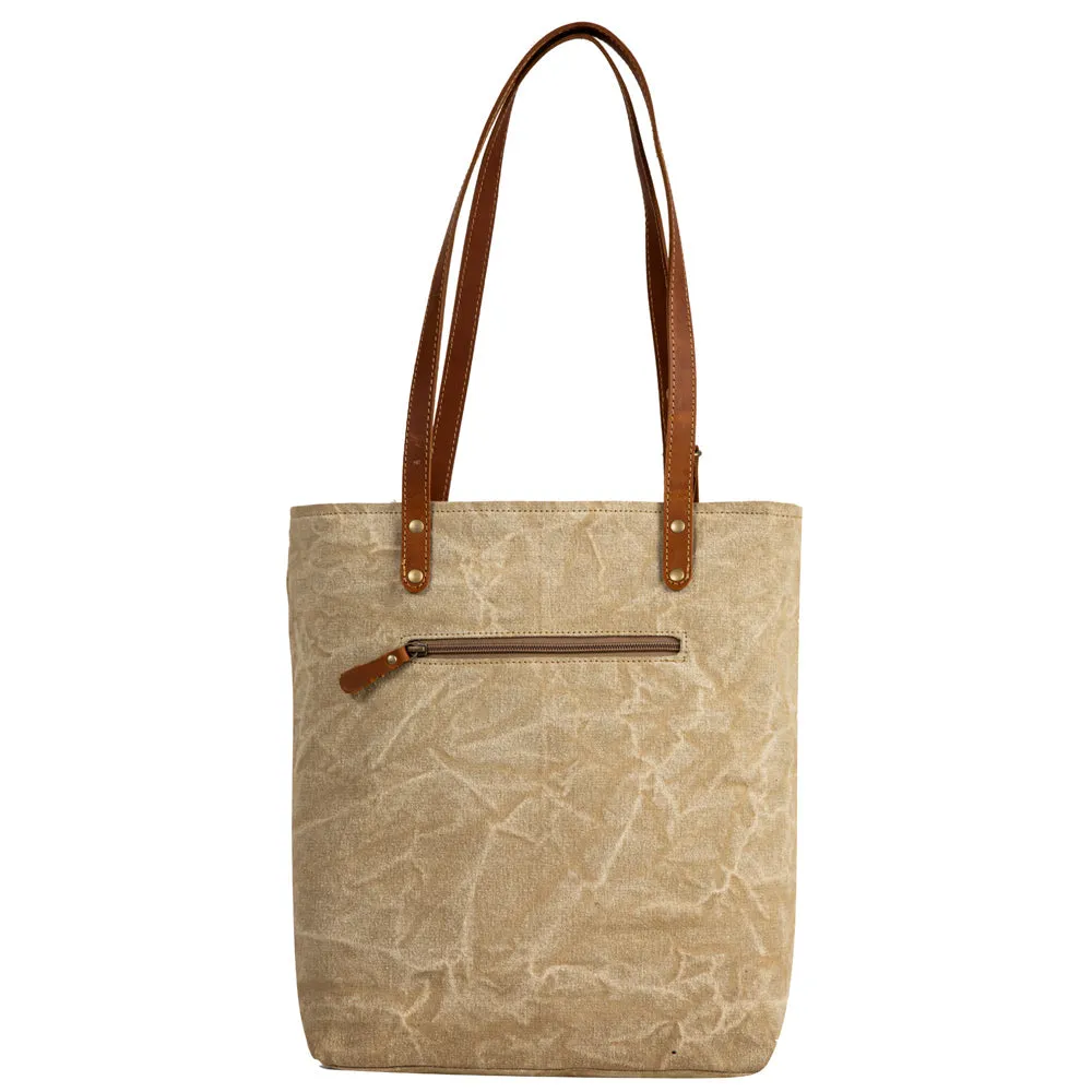 Yesteryear Vintage Style Tote Bag sold by Myra Bag product image thumbnail 3