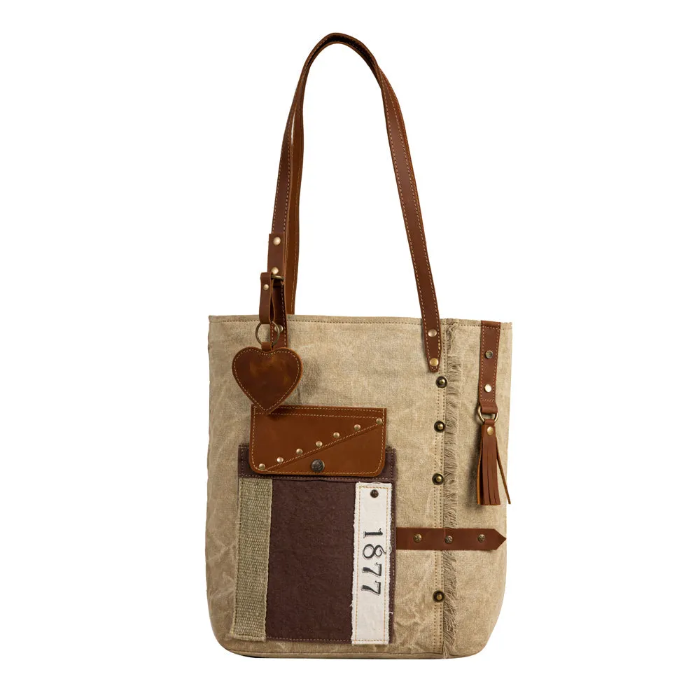 Yesteryear Vintage Style Tote Bag sold by Myra Bag product image thumbnail 4