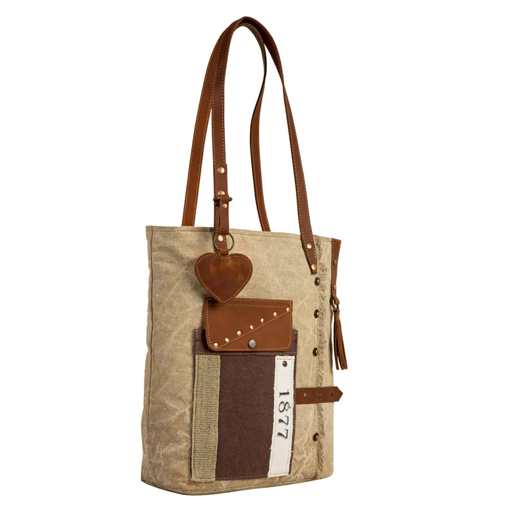 Yesteryear Vintage Style Tote Bag sold by Myra Bag product image thumbnail 2