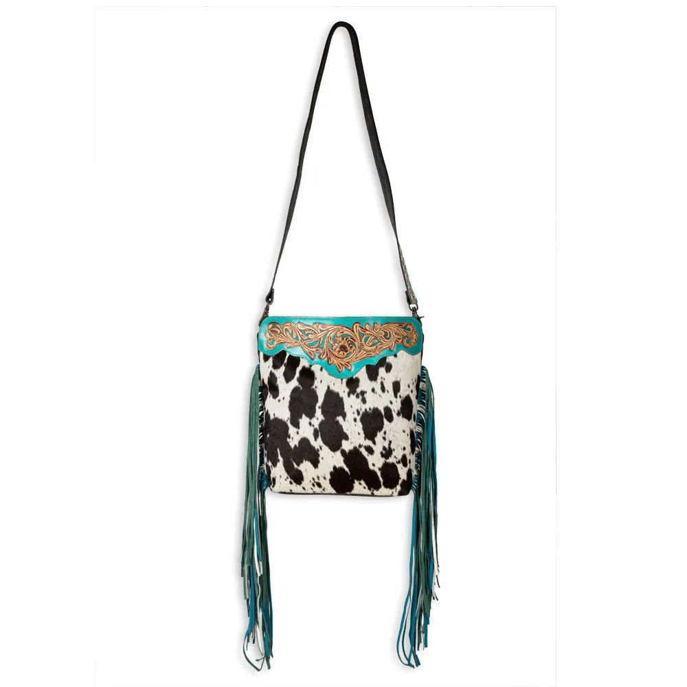 Pony Trail Fringed Hand-Tooled Bag sold by Myra Bag product image thumbnail 4