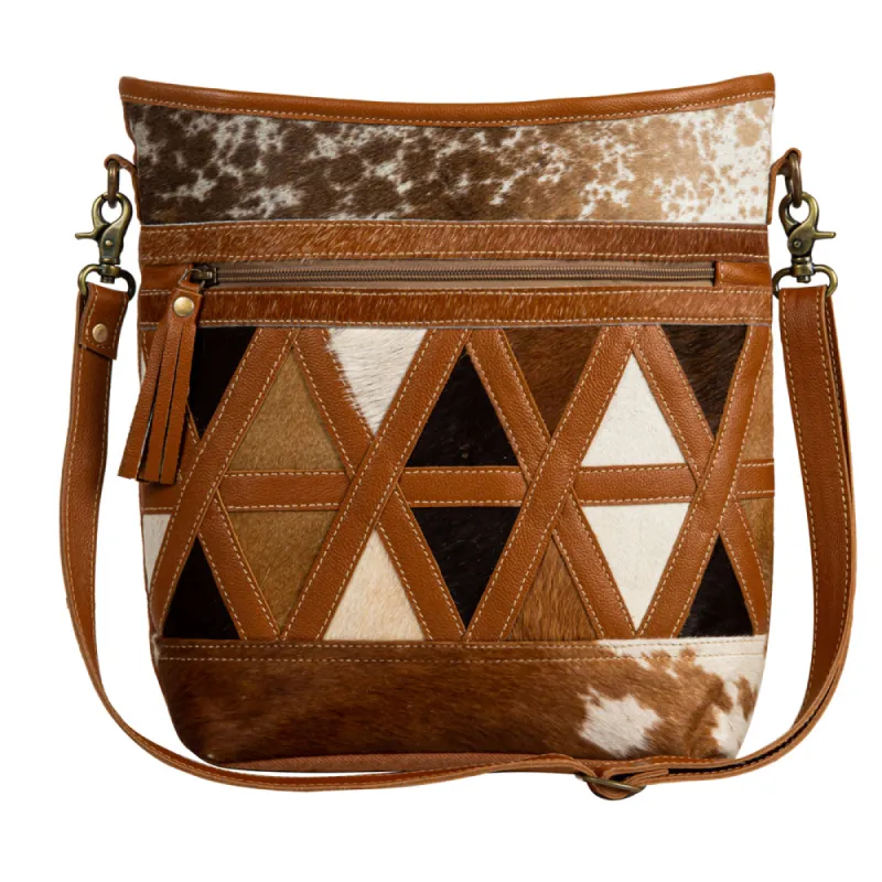 Dakota Plains Canvas Hair-On Bag sold by Myra Bag