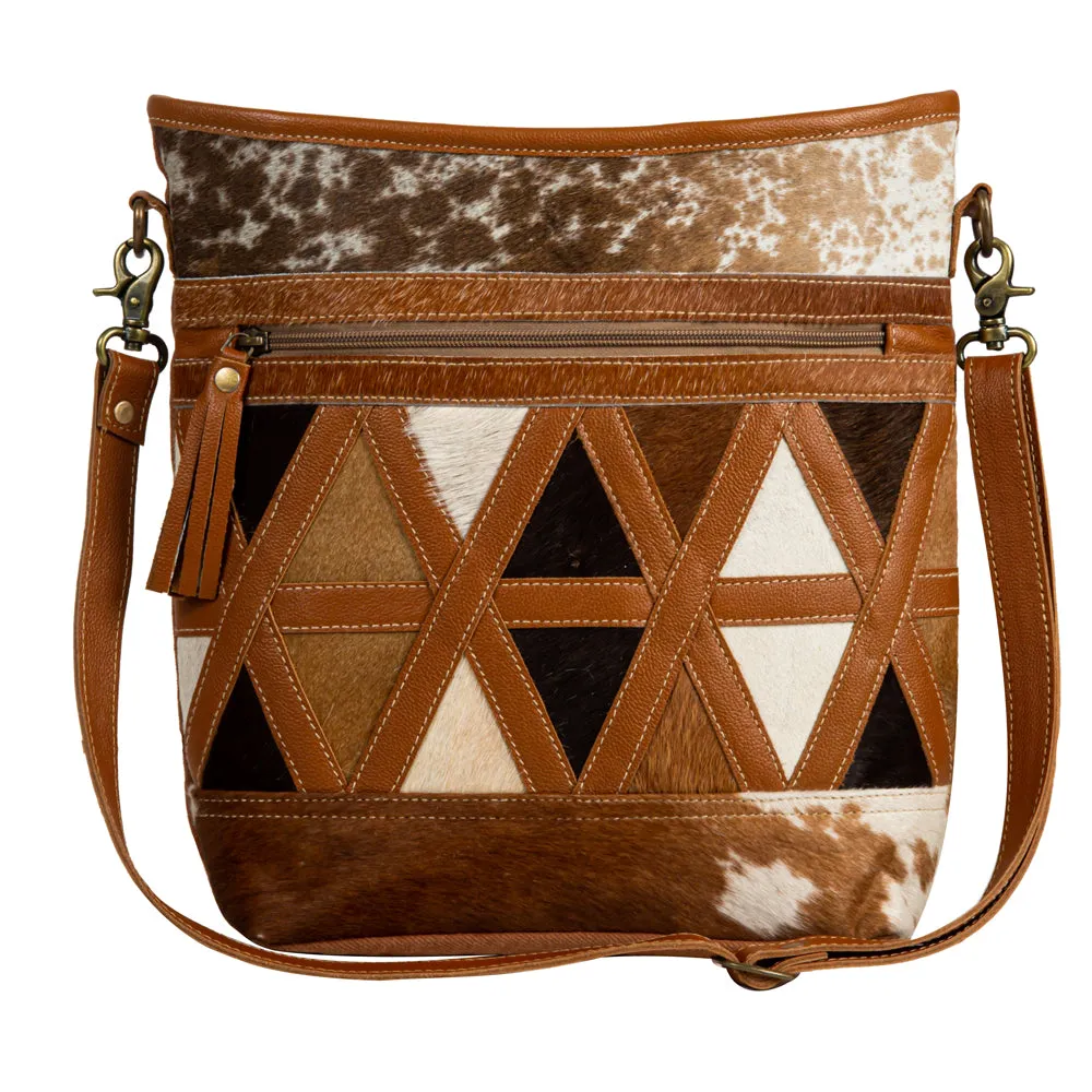 Dakota Plains Canvas Hair-On Bag sold by Myra Bag