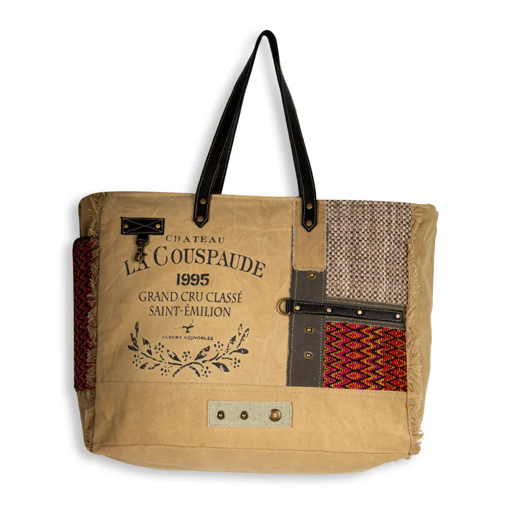Sundown River Vintage Weekender Bag sold by Myra Bag