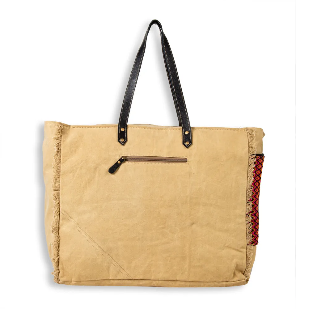 Sundown River Vintage Weekender Bag sold by Myra Bag product image thumbnail 5