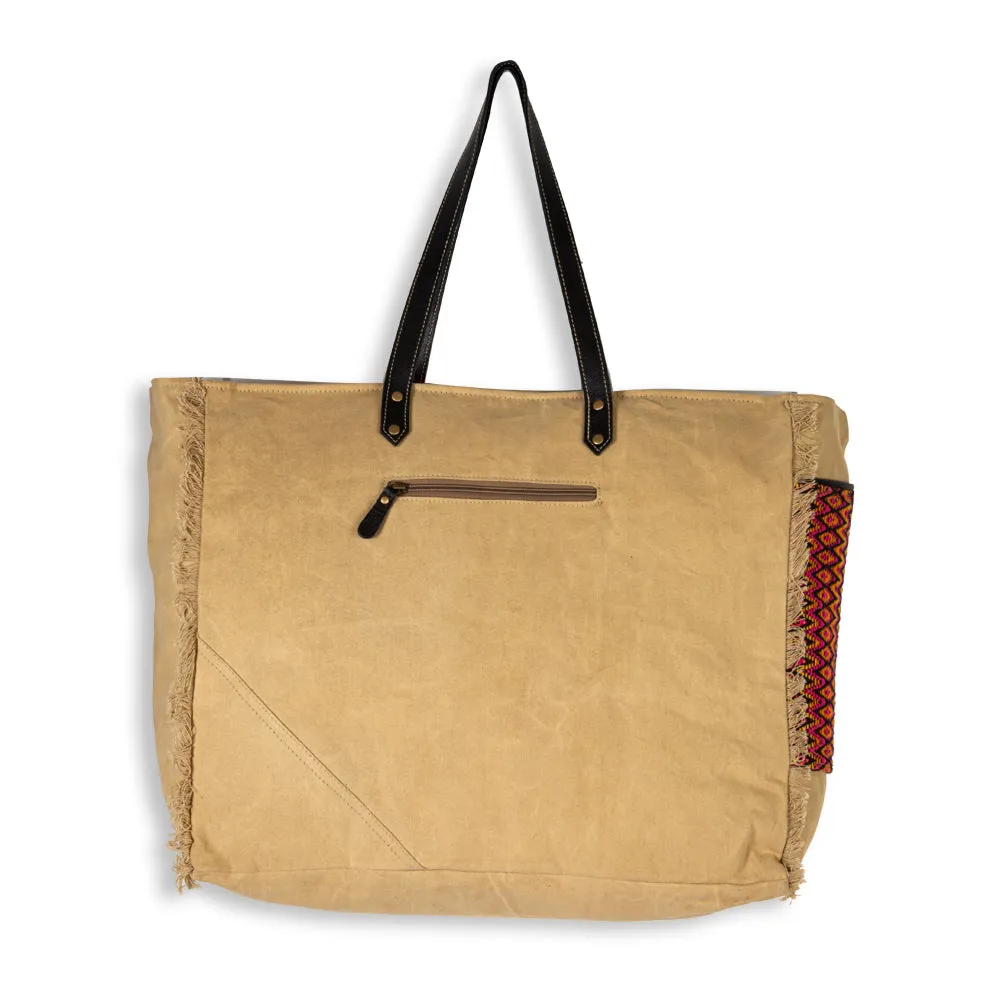 Sundown River Vintage Weekender Bag sold by Myra Bag product image thumbnail 3