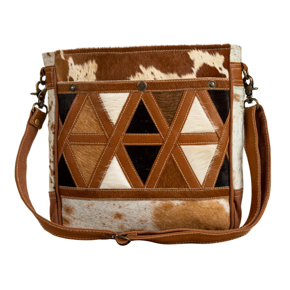 Dakota Plains Hair-On Hide Petite Canvas Hairon Bag sold by Myra Bag