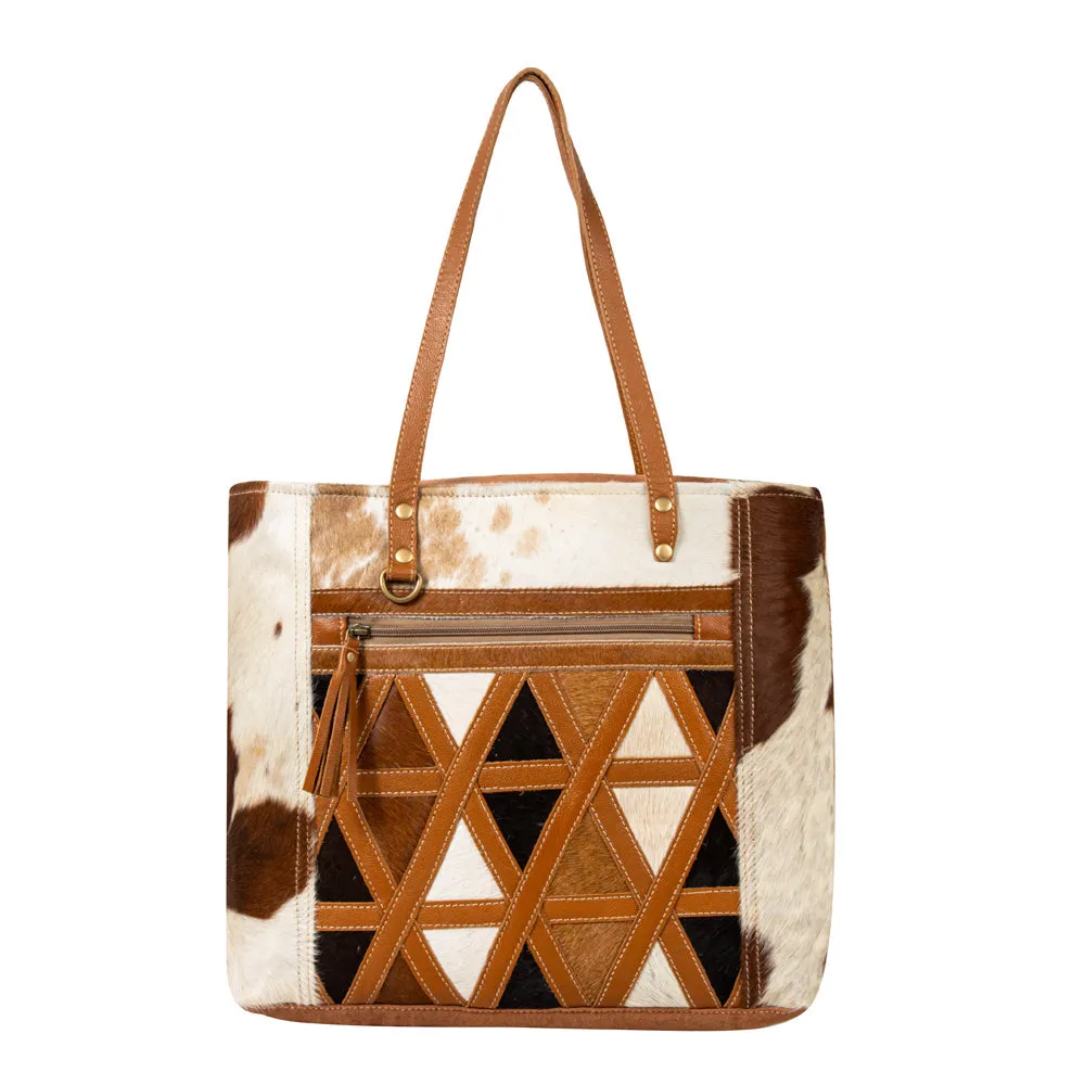 Dakota Plains Hair-On Hide Canvas Hairon Bag sold by Myra Bag product image thumbnail 4