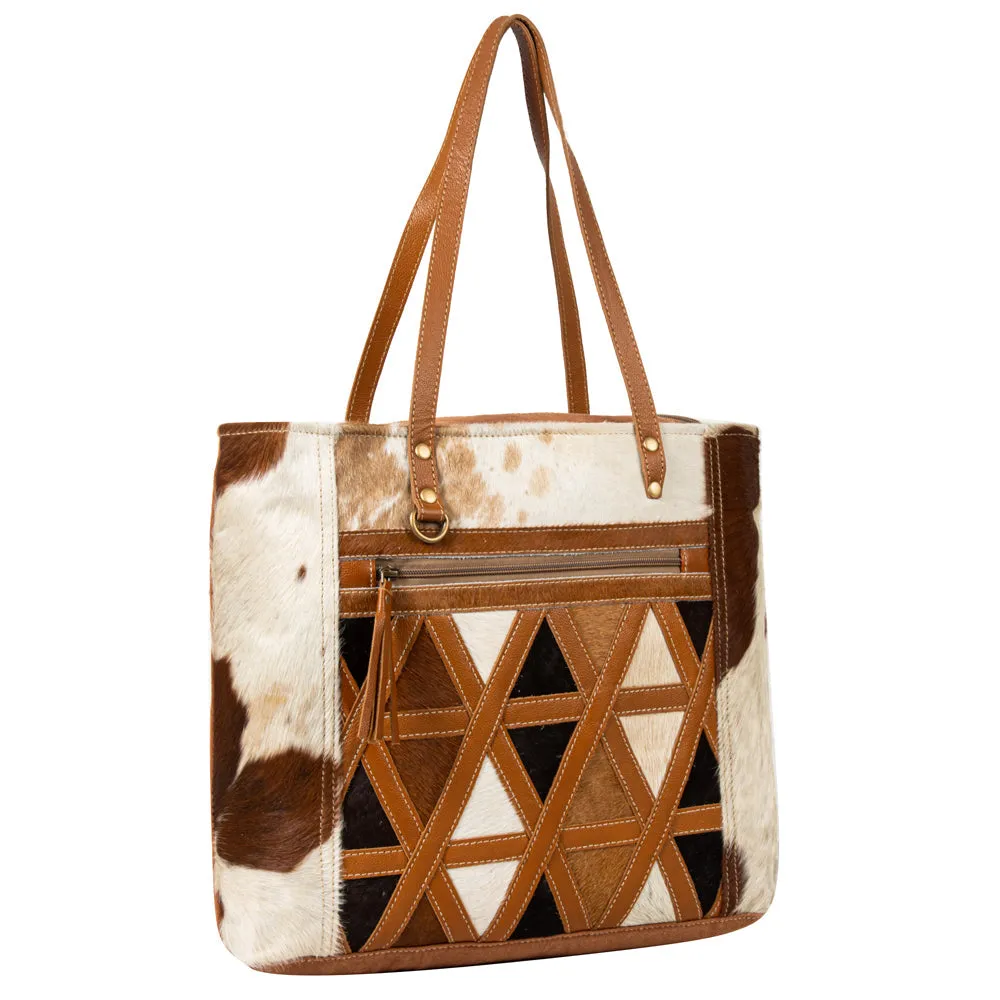 Dakota Plains Hair-On Hide Canvas Hairon Bag sold by Myra Bag product image thumbnail 2