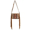 Mojave Paisley Fringed Small & Crossbody Bag sold by Myra Bag