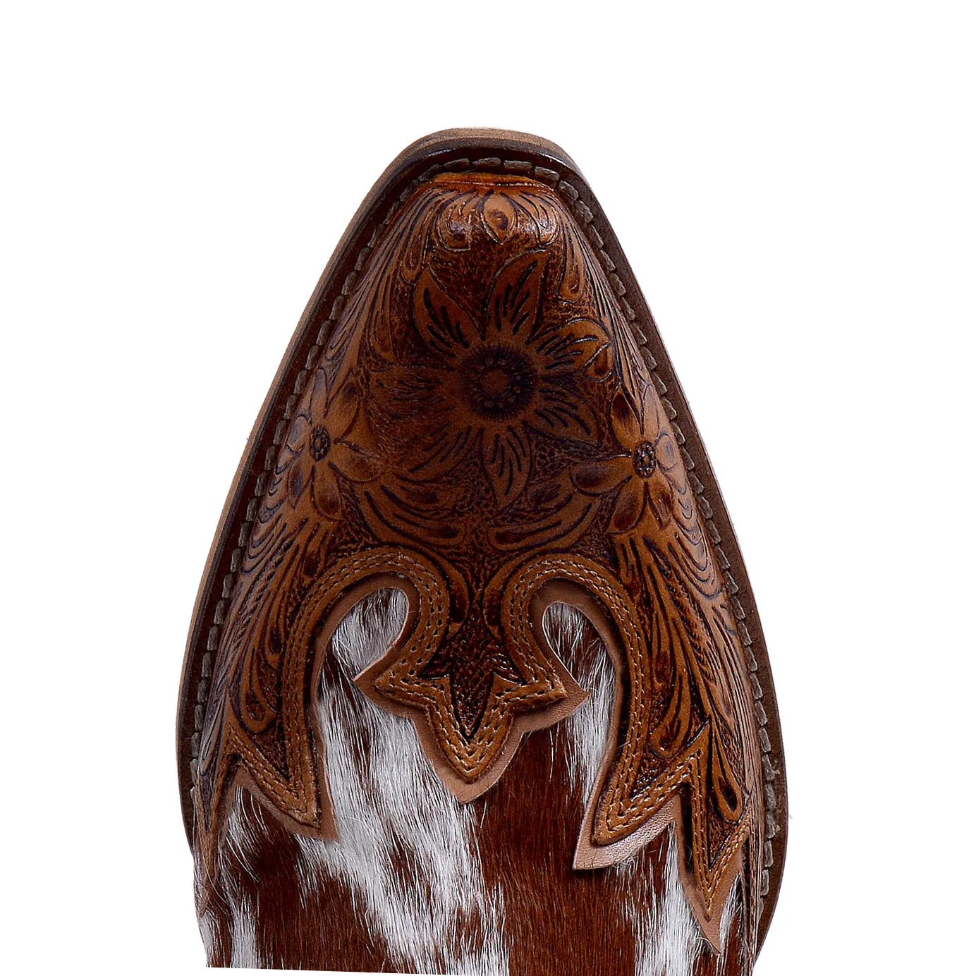 Frisco Falls Hair-on Hide & Hand-tooled Boots sold by Myra Bag product image thumbnail 3
