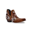 Frisco Falls Hair-on Hide & Hand-tooled Boots sold by Myra Bag