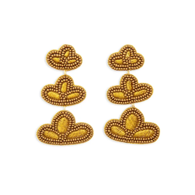 Dalia Blooms Beaded Earrings sold by Myra Bag