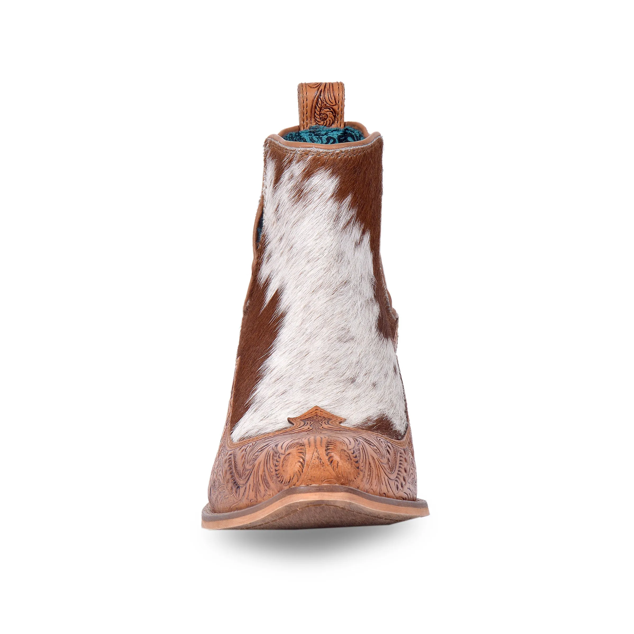 Frisco Hacienda Hair-on Hide & Hand-tooled Boots sold by Myra Bag product image thumbnail 4