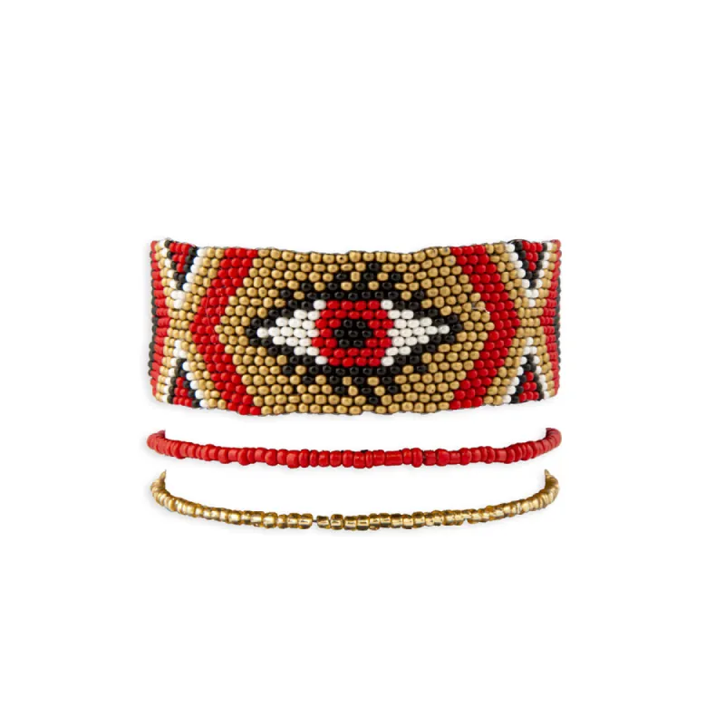 Eye in the Sky Beaded Bracelet sold by Myra Bag