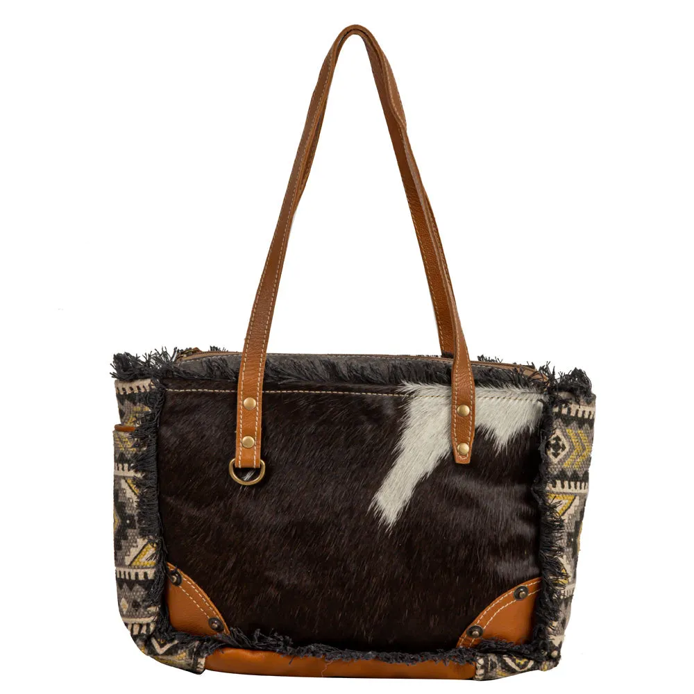 Bison Ridge Small & Crossbody Bag With Hair-on Hide sold by Myra Bag product image thumbnail 4