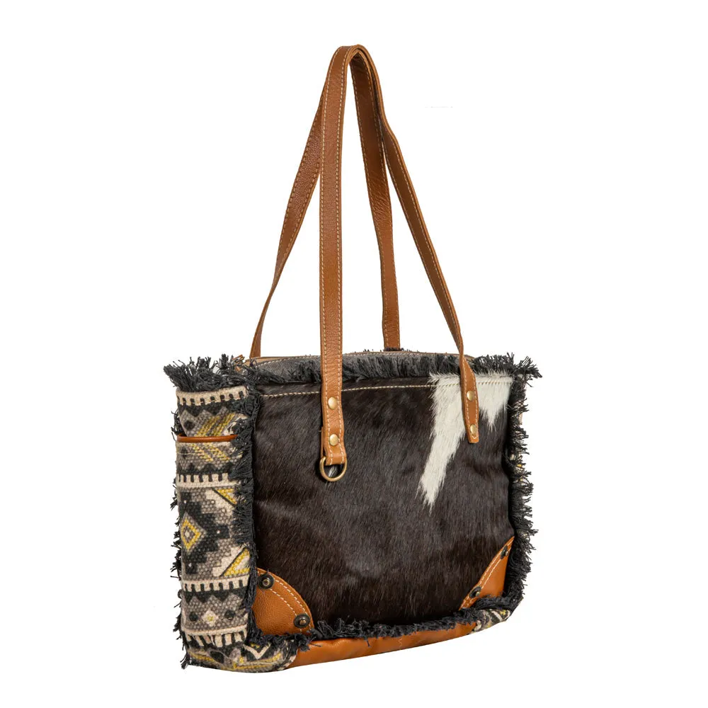 Bison Ridge Small & Crossbody Bag With Hair-on Hide sold by Myra Bag product image thumbnail 2