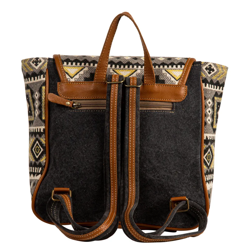 Bison Ridge Backpack Bag With Hair-On Hide sold by Myra Bag product image thumbnail 5