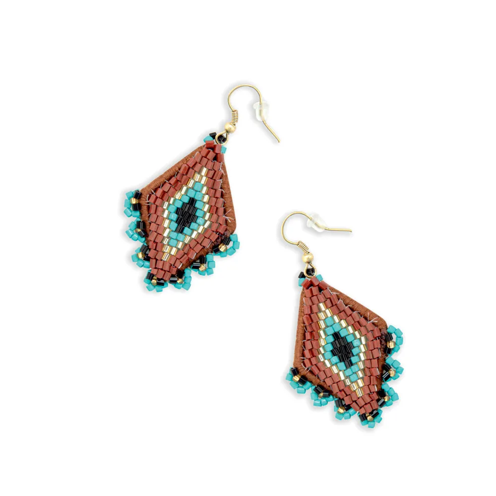 Empowerment Rising Beaded Earrings sold by Myra Bag product image thumbnail 2