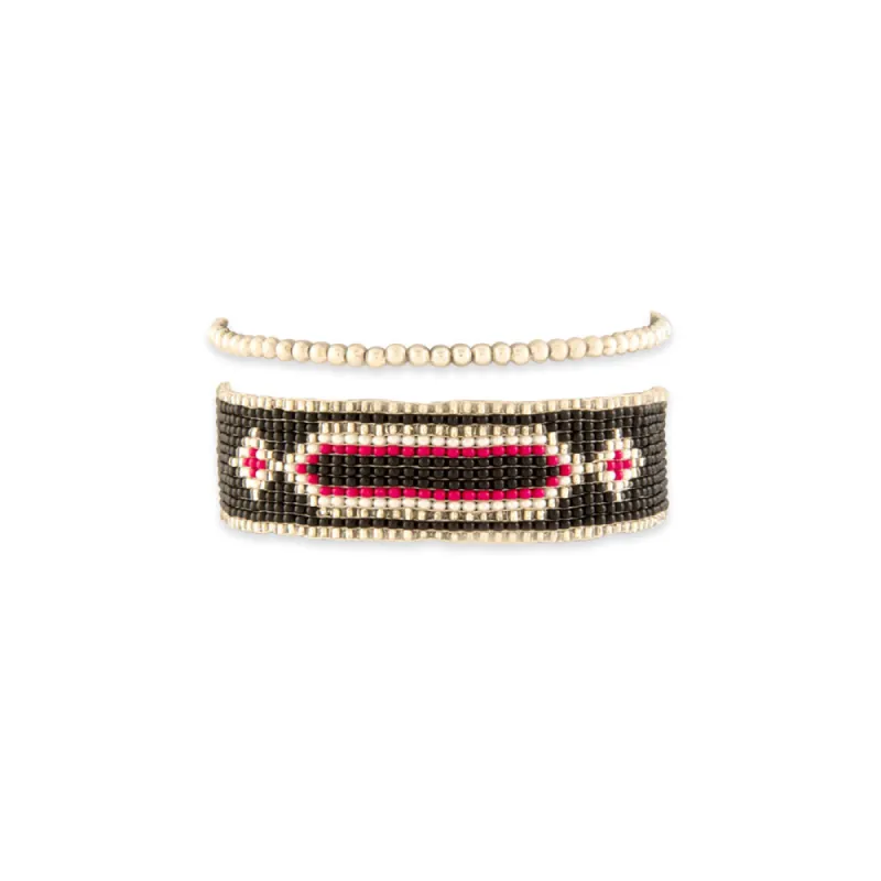 Tribal Signet Beaded Bracelet sold by Myra Bag