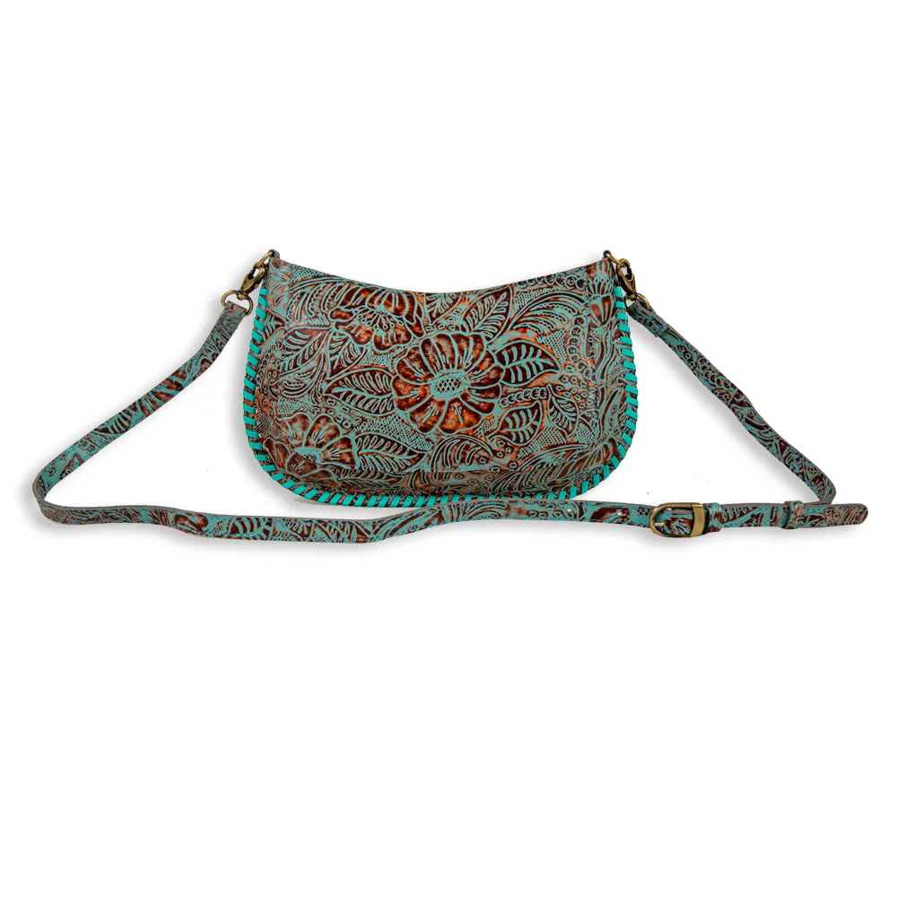 Trail Flower Leather Hairon Bag sold by Myra Bag