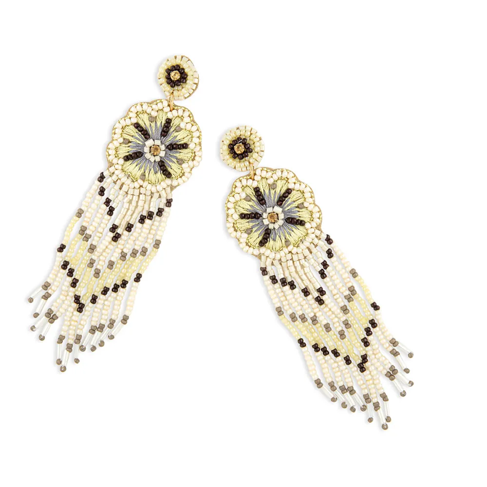 Star Dance Beaded Earrings sold by Myra Bag product image thumbnail 2