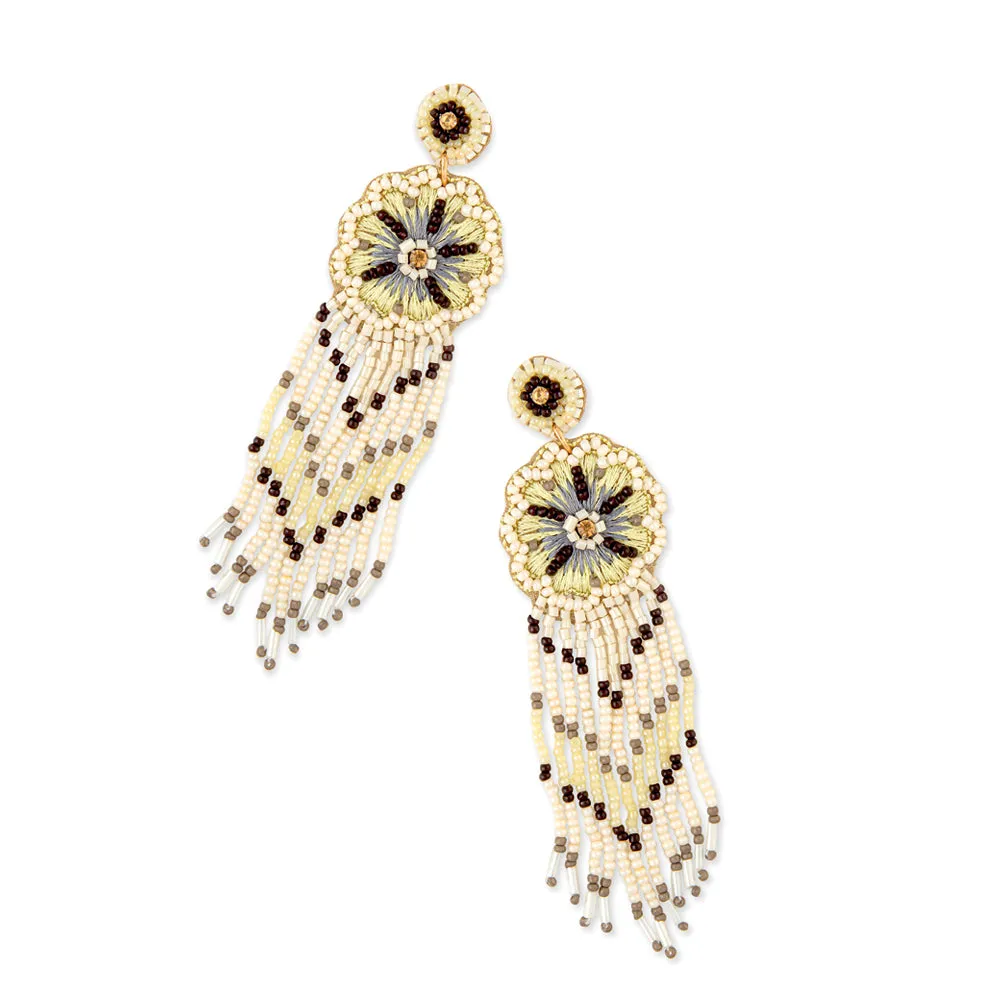 Star Dance Beaded Earrings sold by Myra Bag product image thumbnail 3