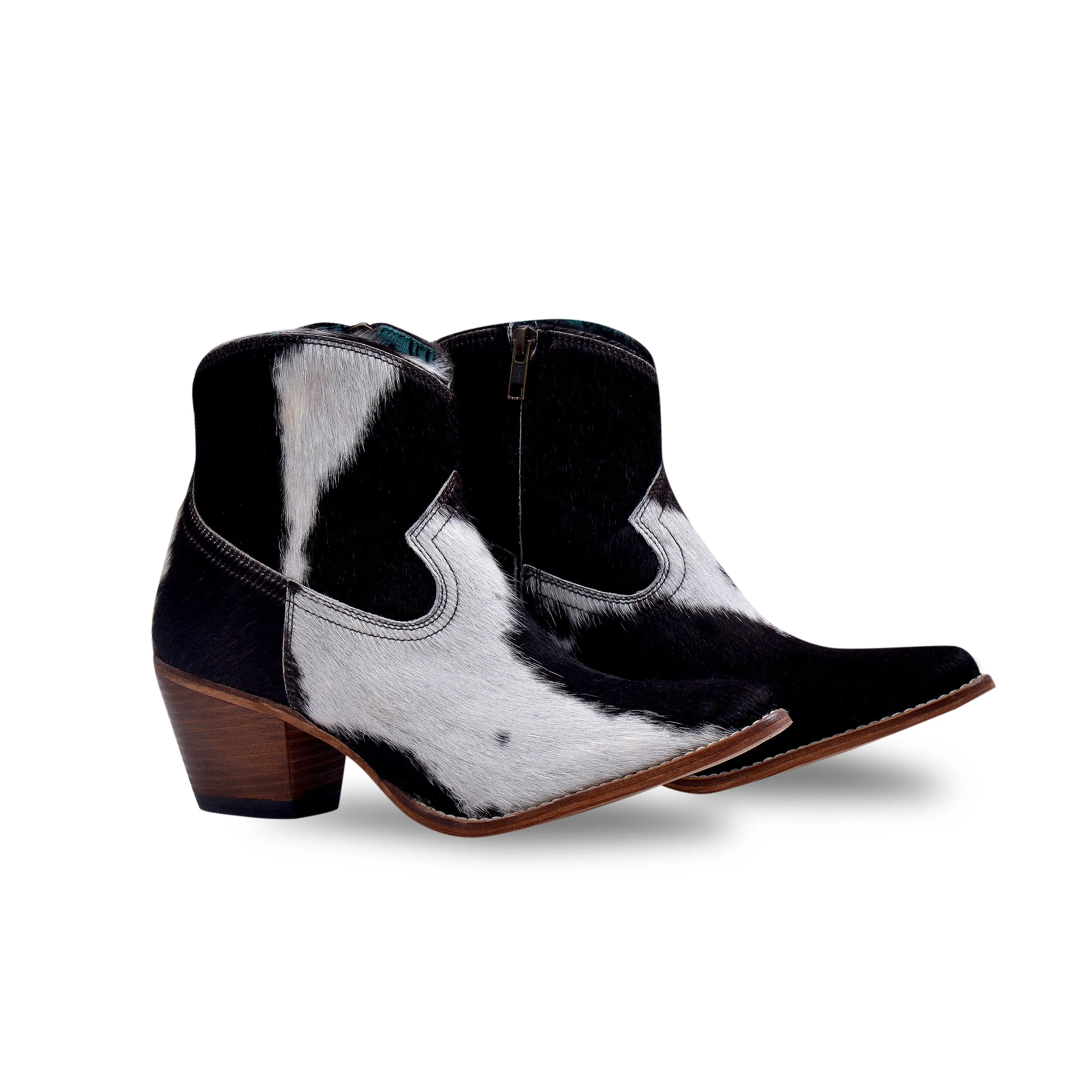 Virginia Trail Hair-on Hide Boots sold by Myra Bag