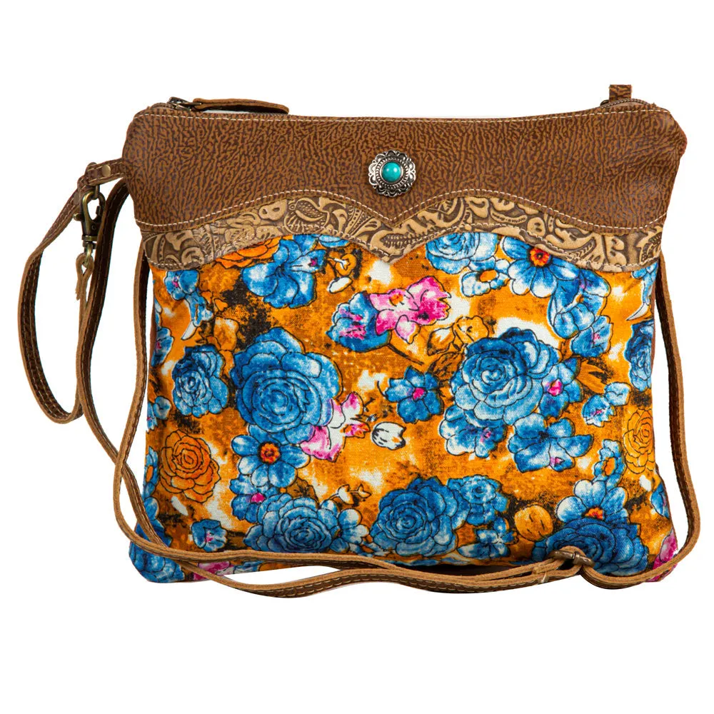 Blue Ridge Blooms Small And Crossbody Bag sold by Myra Bag
