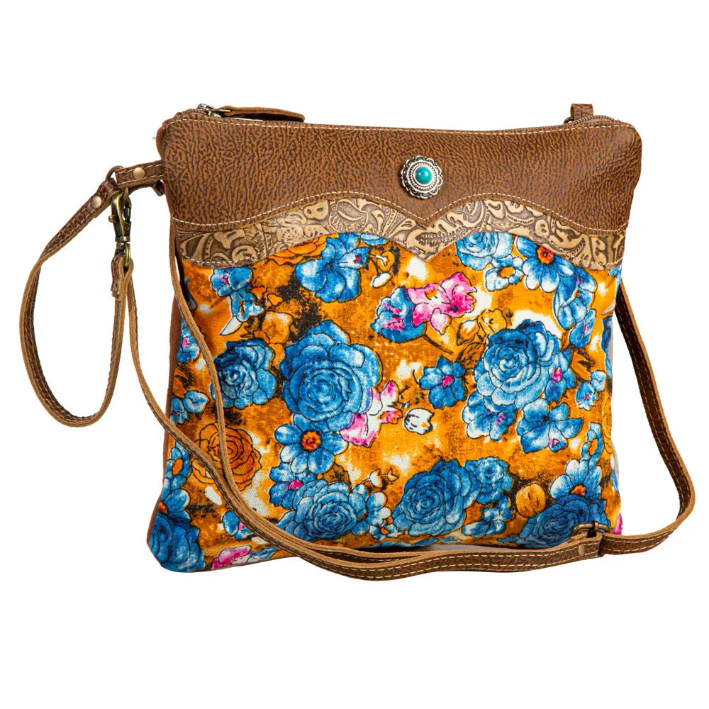 Blue Ridge Blooms Small And Crossbody Bag sold by Myra Bag product image thumbnail 2