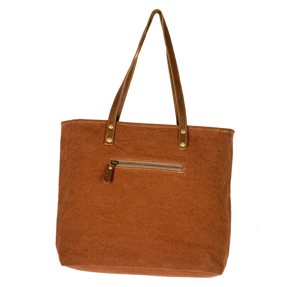 Blue Ridge Blooms Tote Bag sold by Myra Bag product image thumbnail 5