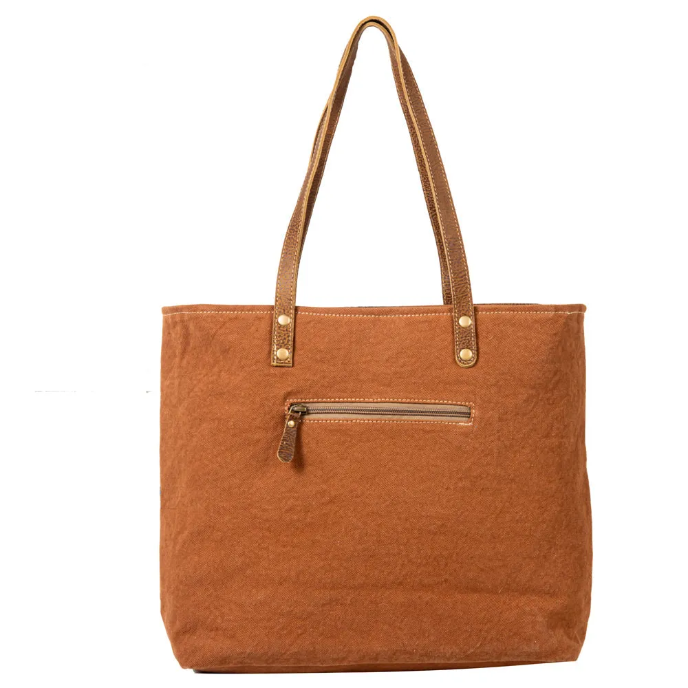 Blue Ridge Blooms Tote Bag sold by Myra Bag product image thumbnail 3