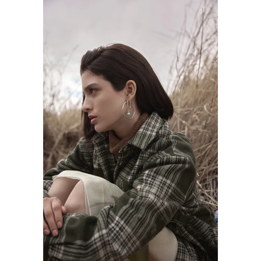 Harvest Moon Hoop Earrings sold by Myra Bag product image thumbnail 3