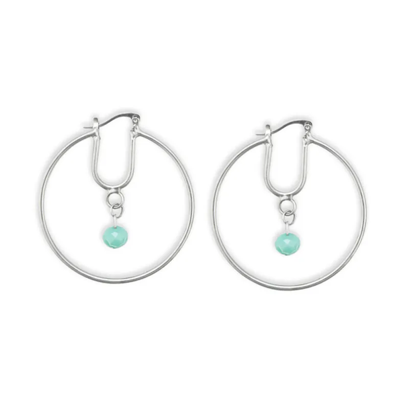 Harvest Moon Hoop Earrings sold by Myra Bag
