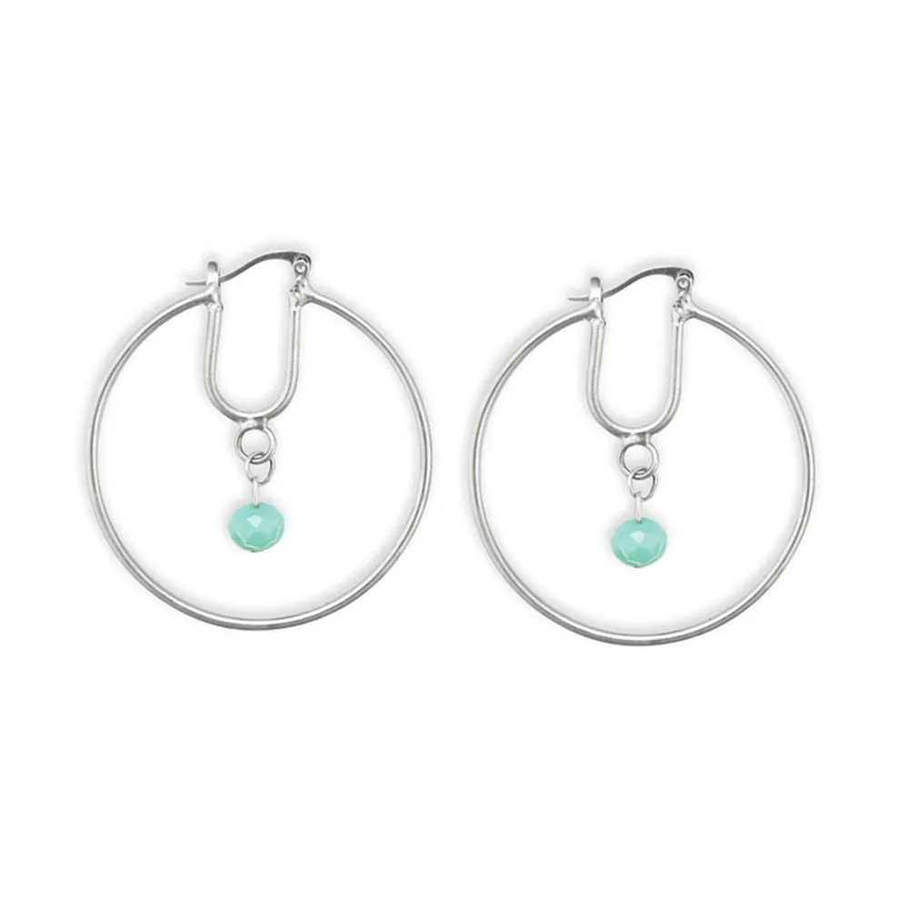 Harvest Moon Hoop Earrings sold by Myra Bag